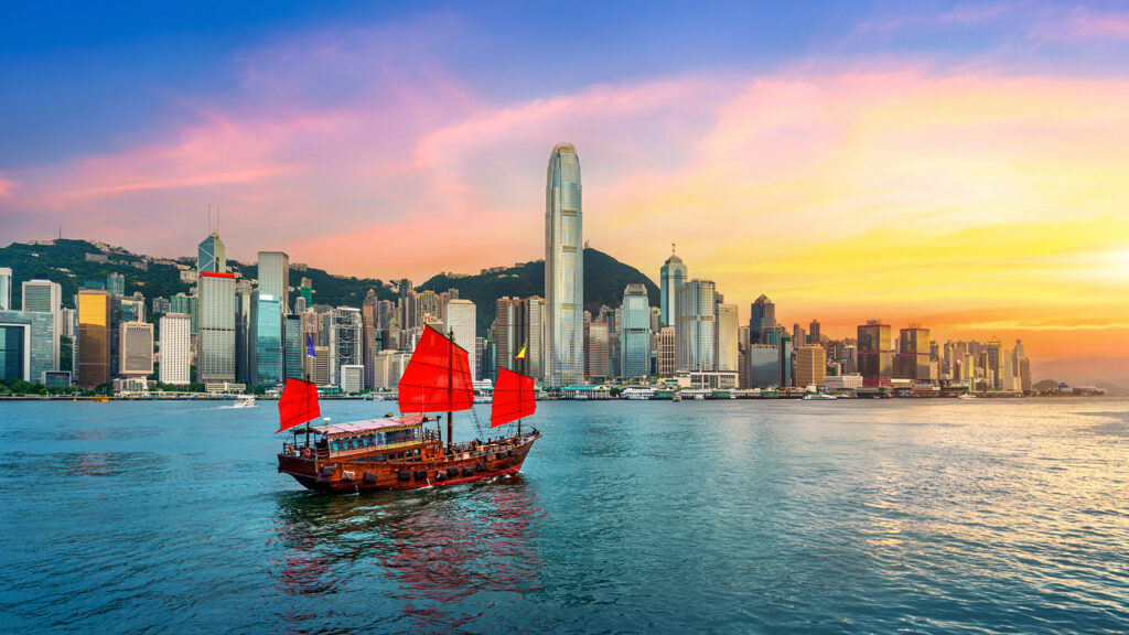 Weltmetropole-Hongkong